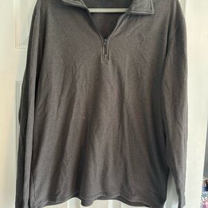 North Face Gray Quarter-Zip Pullover